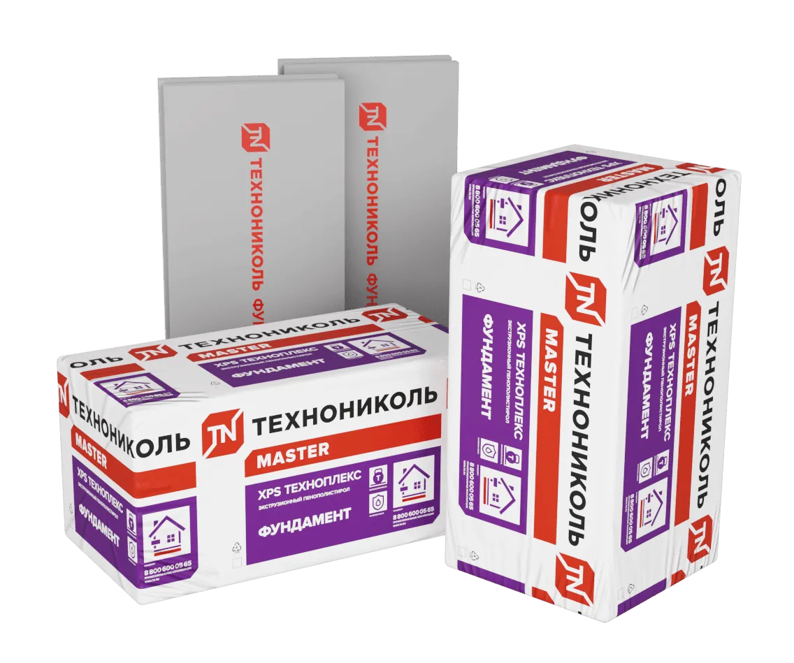 ТЕХНОПЛЕКС ФУНДАМЕНТ Плиты пенополистирольные экструзионные 1180х580х50-L (8шт/5,4752м2/0,274м3)