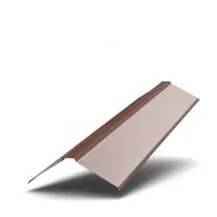 Планка конька плоского 150х150x2000 Оцинковка 0,4