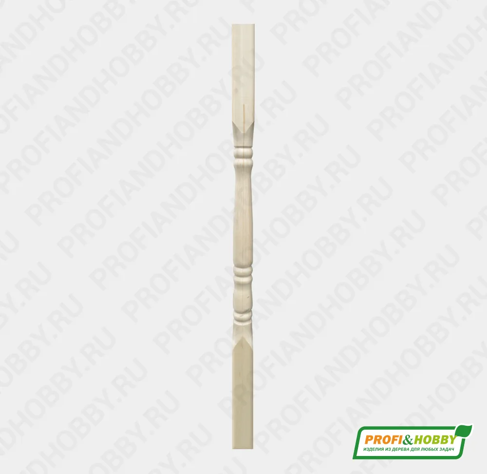 Балясина сосна 50 х 50 х 900 № 4 Экстра