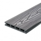 Террасная доска Decking Urban 150х24х3000 серый (Дымчатый Дуб)