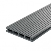 Террасная доска Decking Urban 150х24х3000 серый (Дымчатый Дуб)