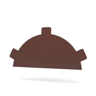 Заглушка конька круглого простая