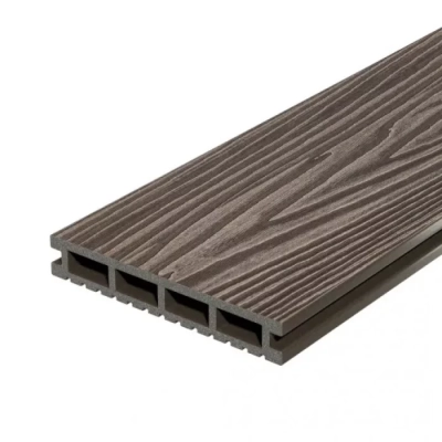 Террасная доска Decking Urban 150х24х4000 венге (Темный Орех)